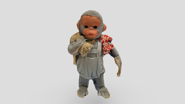 猿（小） 3D Model