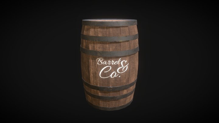 Barrel 3D Model