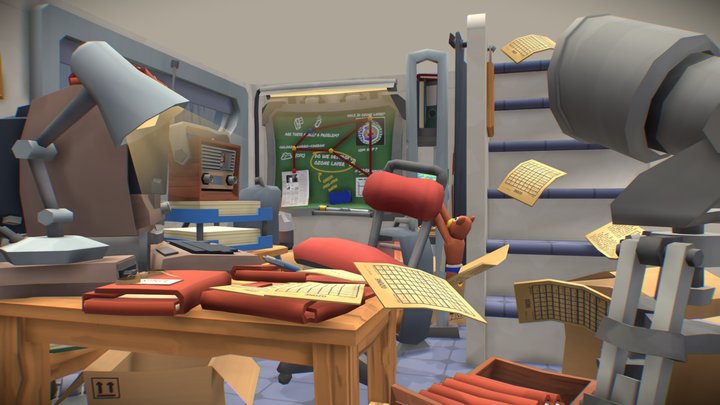 DAE Crib - Discovery of the ozone hole 3D Model