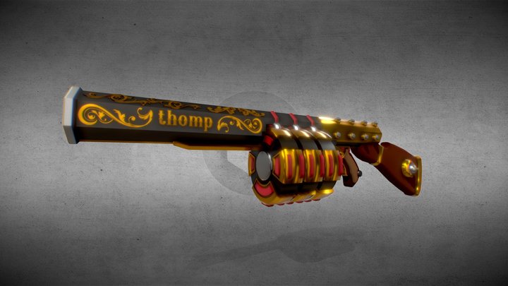 SteamPUNK THOMPSON 3D Model