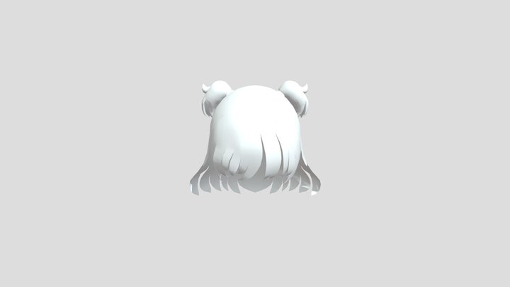 kaguya hair yandere simulator 3D Model