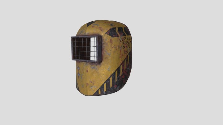 Post-apocalyptic mask 3D 3D Model