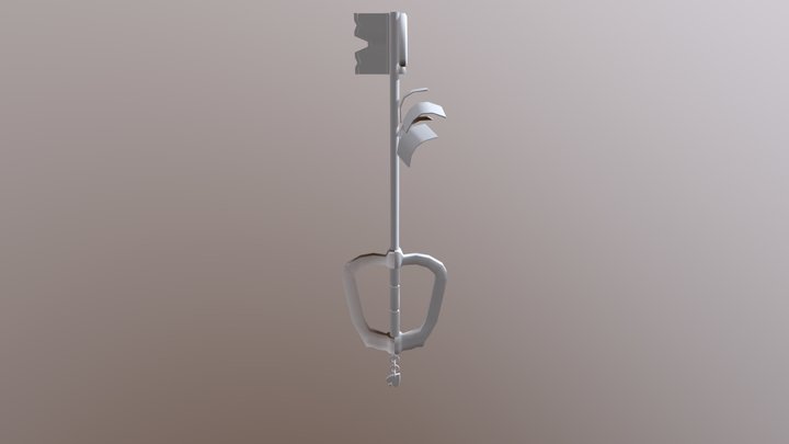 Spade Keyblade (WIP) 3D Model