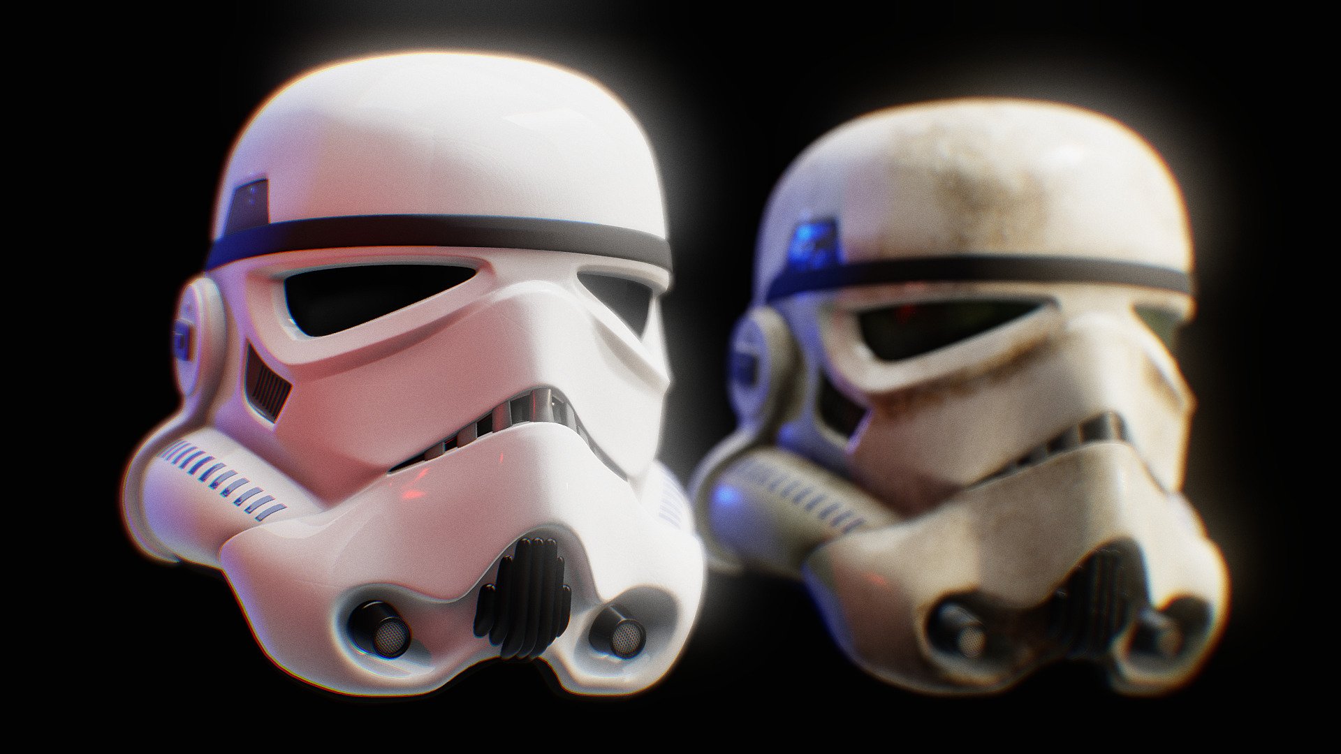 Stormtrooper helmets - star wars | BLENDER