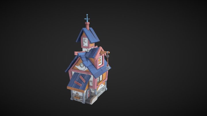 medieval house 3D Model