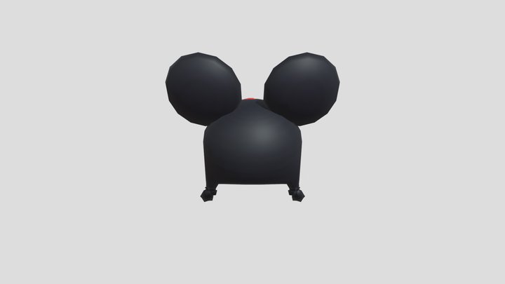 Smiley Mouse String Hat 3D Model