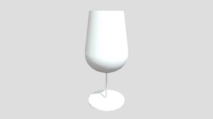 Wine Glass 3d model 3D Model