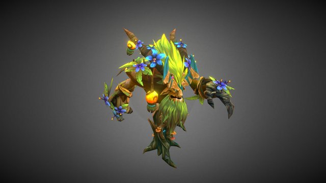 Dota 2 Workshop: Moonblossom Bloom 3D Model
