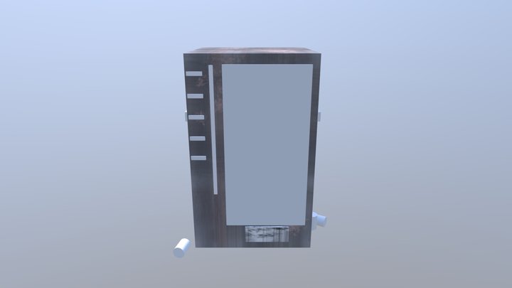 Vending Machine Textured 3D Model