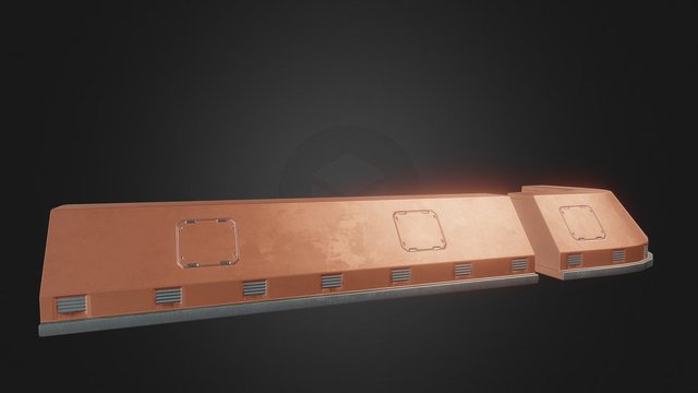Modular environment pieces 3D Model