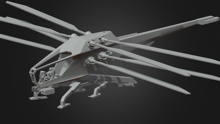 Dune_ornithopter 3d print 3D Model