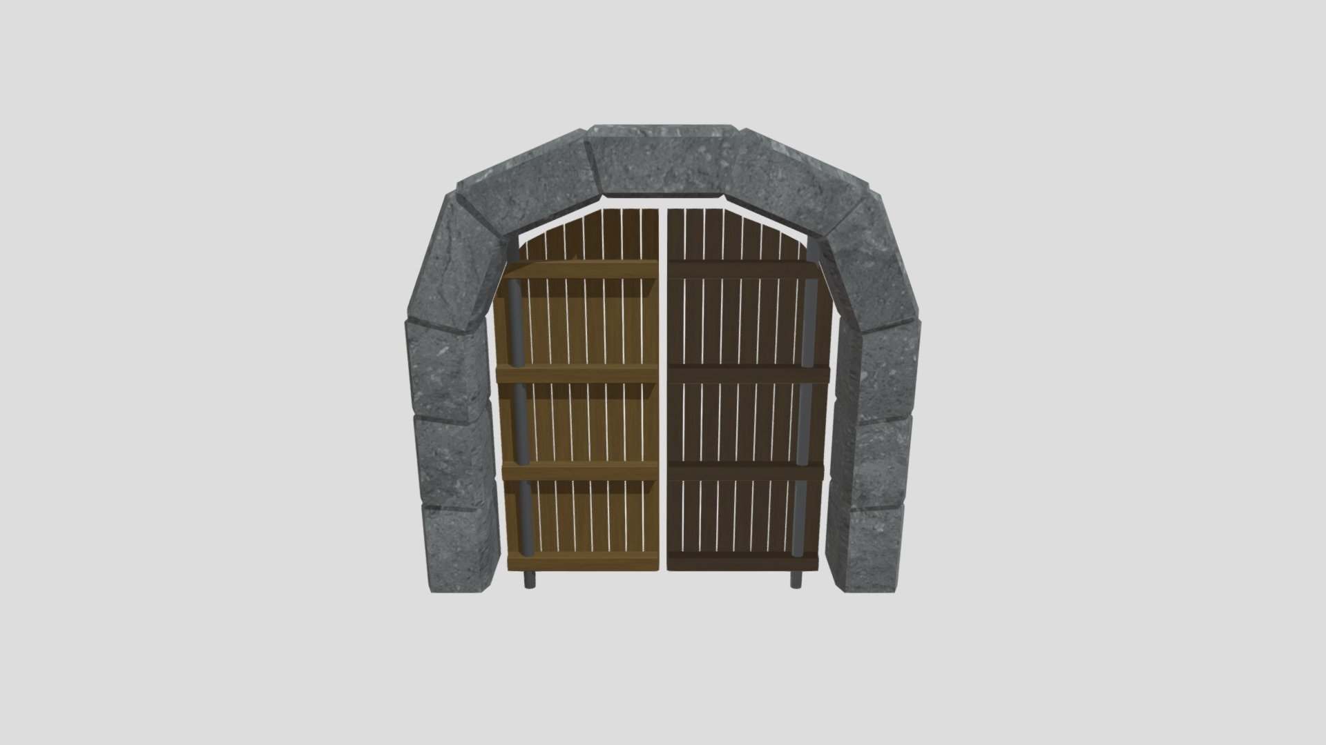 Medieval Wood Door