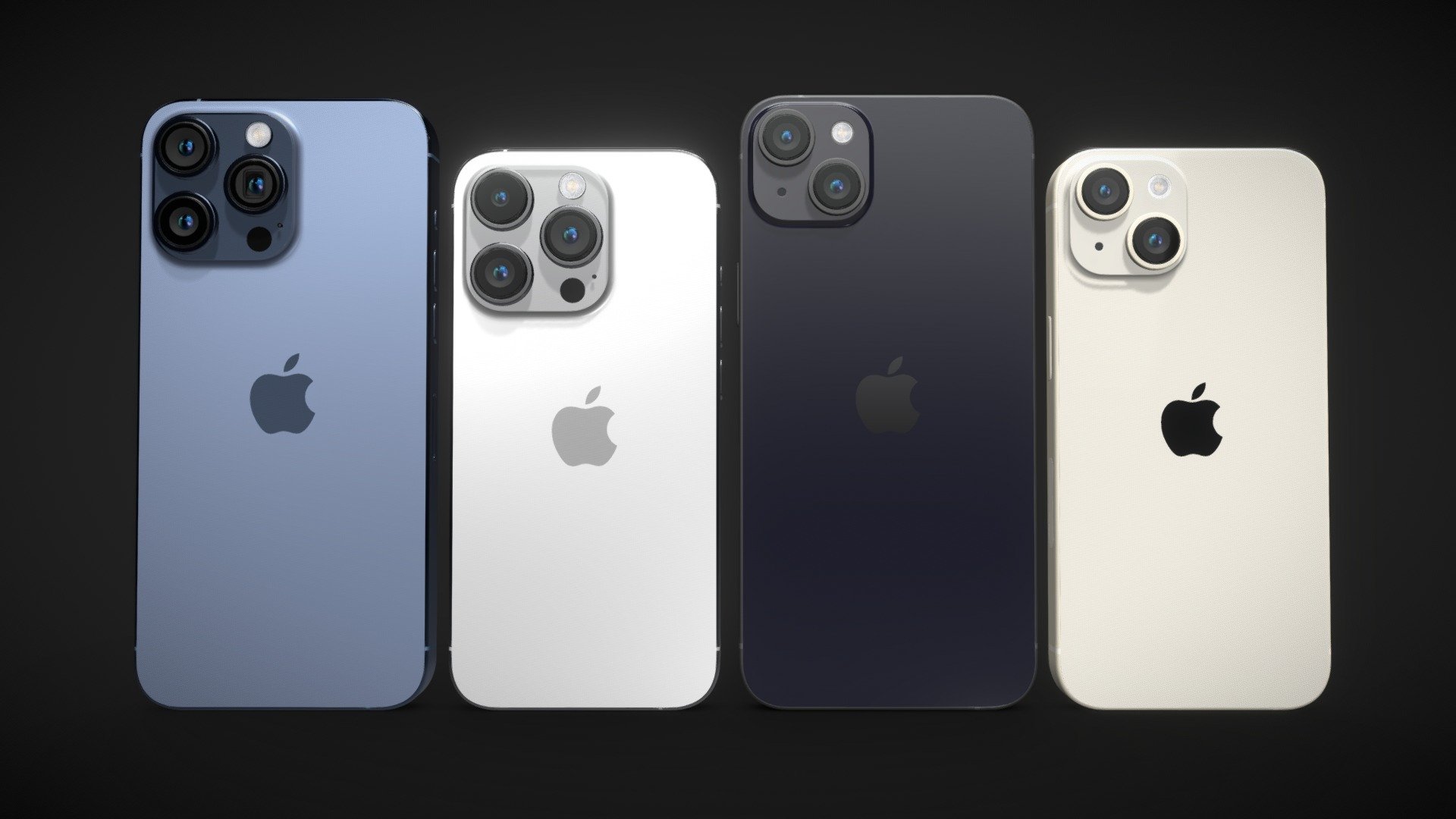 Apple iPhone 15 Collection v2 - Buy Royalty Free 3D model by madMIX ...