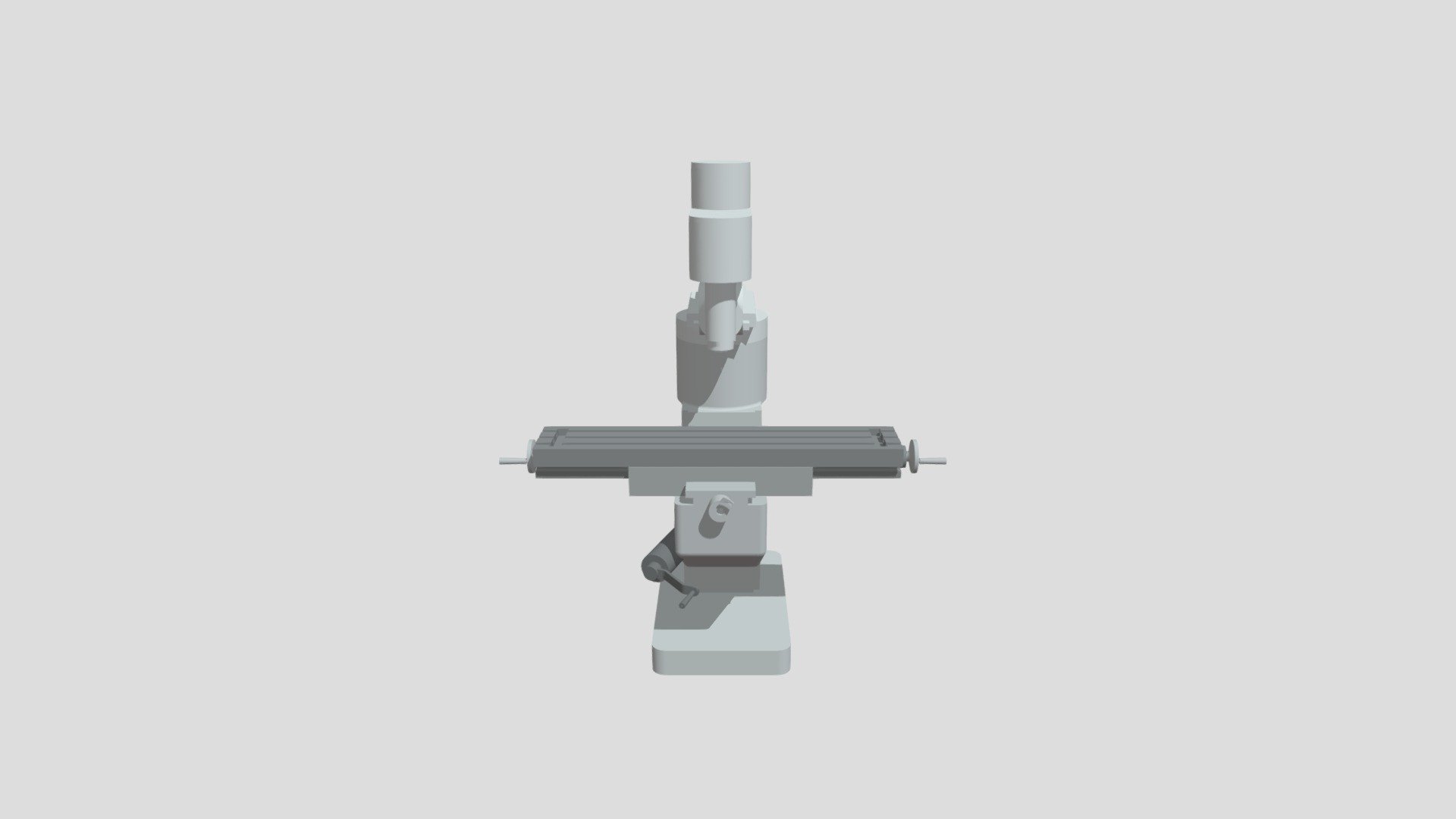 Ea2 Manual Milling Machine Download Free 3d Model By Keithpamment 2053223 Sketchfab 2138