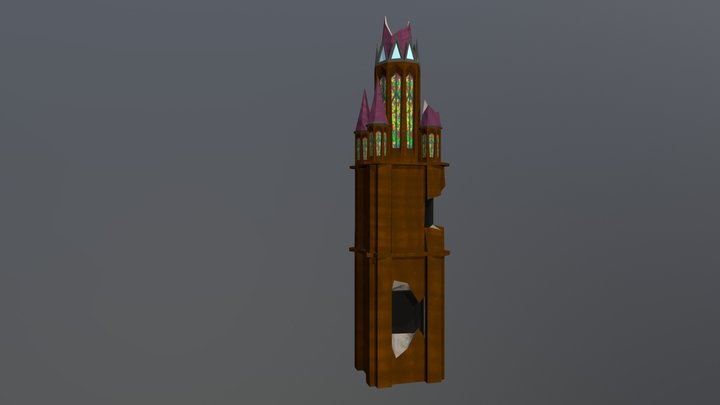 Torre de controle 3D Model