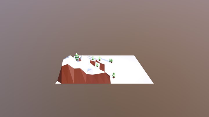 Arctic Mountain 3D Model