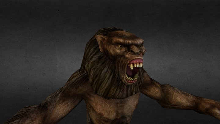 Werewolf 3D Model