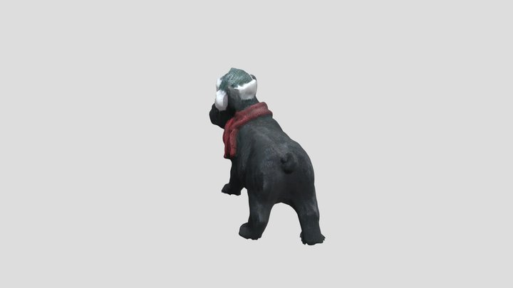 Christmas Dog - 3D Scan 3D Model