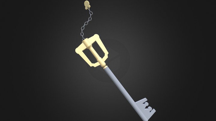 Kingdom Hearts Sora Keyblade 3D Model