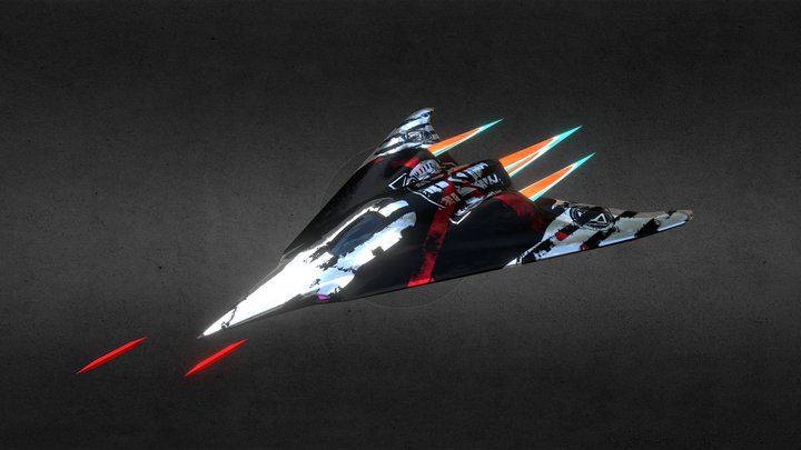 Broken Bobby Ship 3D Model