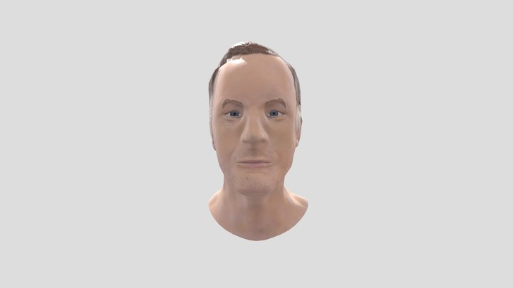 Bob Odenkirk Face Sculpt 3D Model