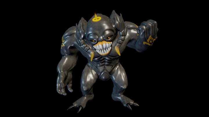 Black_monster 3D Model