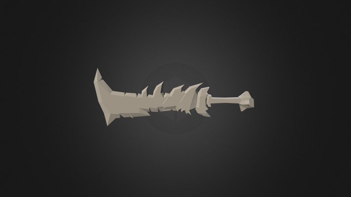 Cursed Sword 3D Model