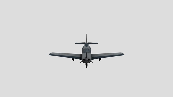 L4D Piper PA-28 Cherokee 3D Model
