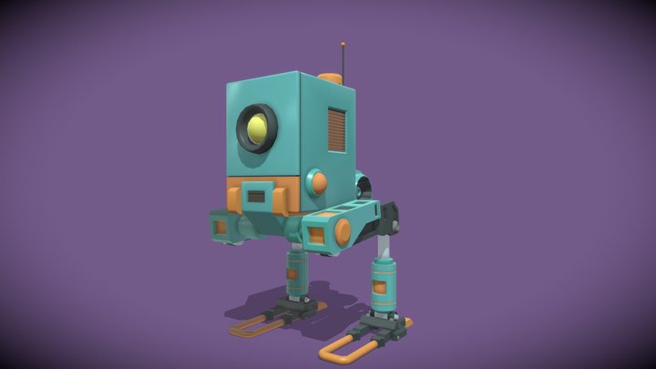 Robot chick 3D Model