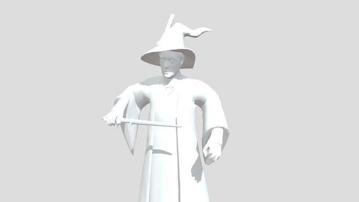 RPG Figure Minerva 3D Model