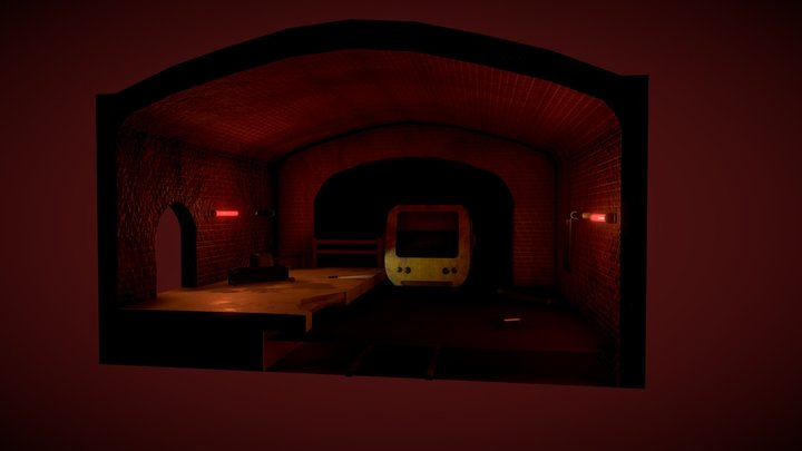 Abandoned Station 3D Model