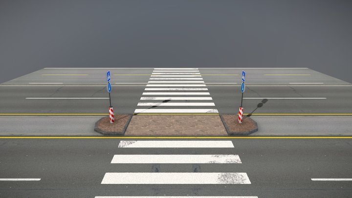 Road Island 3D Model