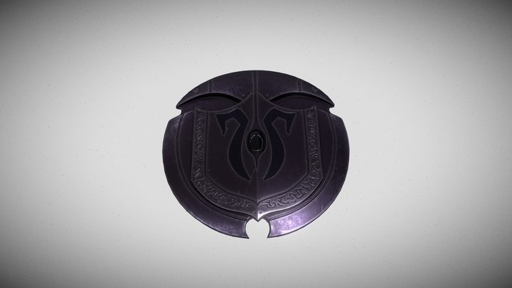 EbonyBuckler1.1 3D Model