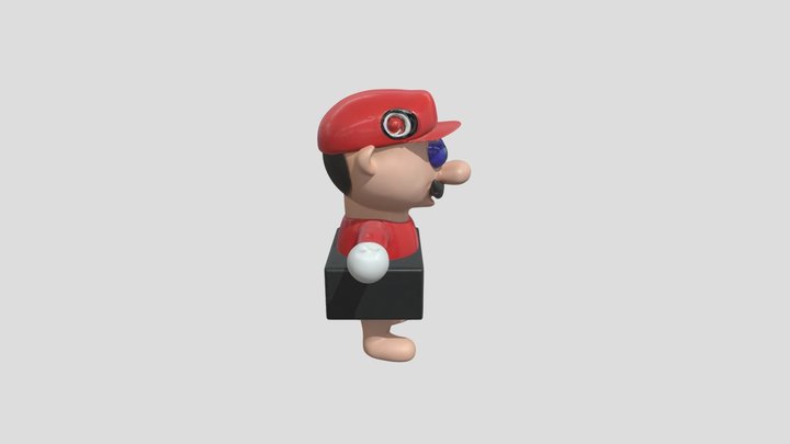 Mario Pissing 3D Model