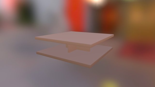 Desk01 3D Model