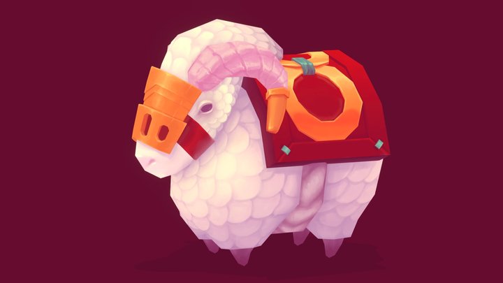 Armored Sheep 3D Model