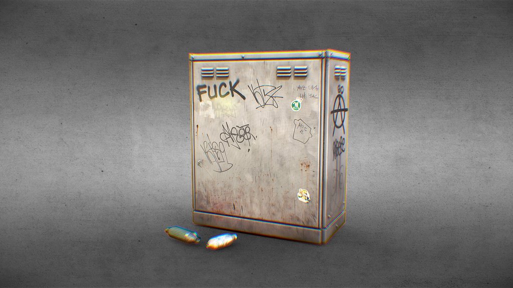 Urban Electrical Box – Graffiti & Decay