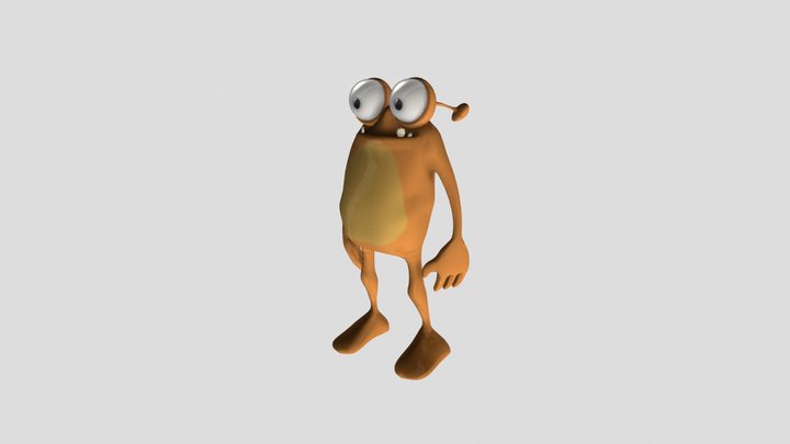 Ugly Dude 3D Model