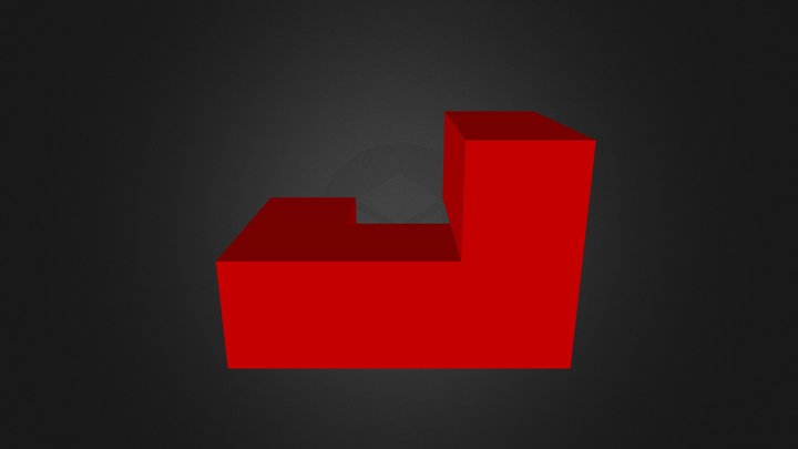 Red Part 3D Model