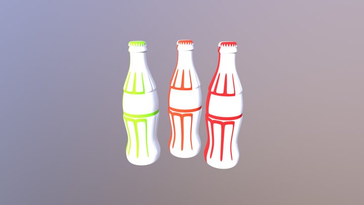 Botellas 3D Model
