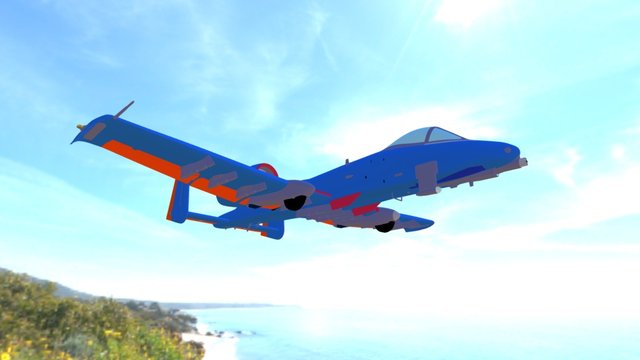 A10 Warthog 3D Model