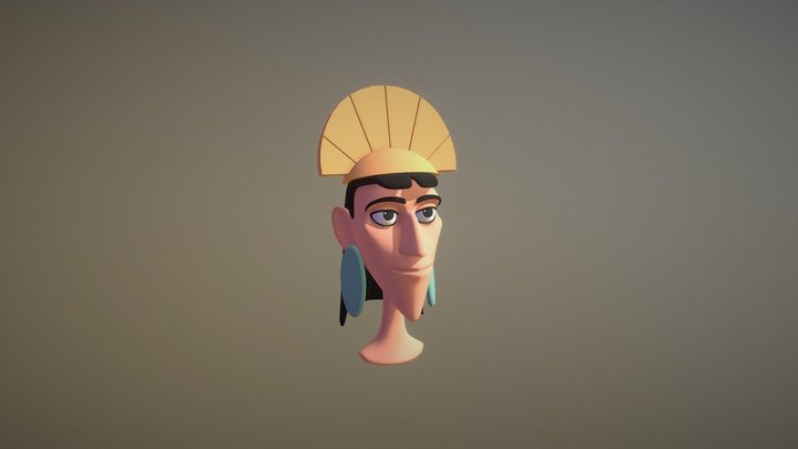Emperor Kuzco - A 3D Character Study 3D Model