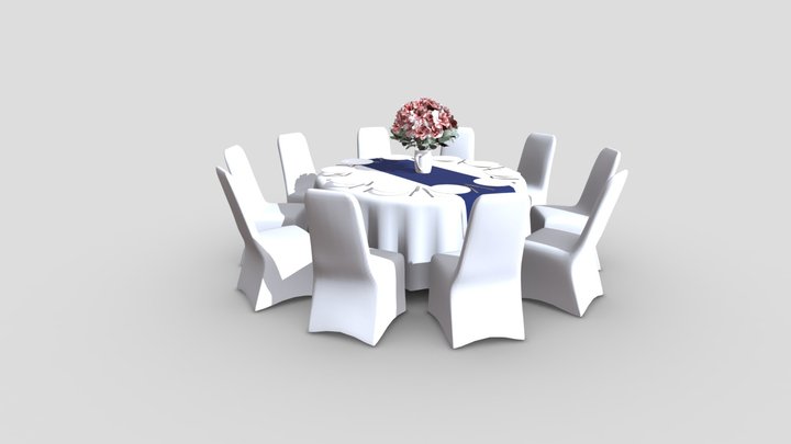 Banqueting 3D Model