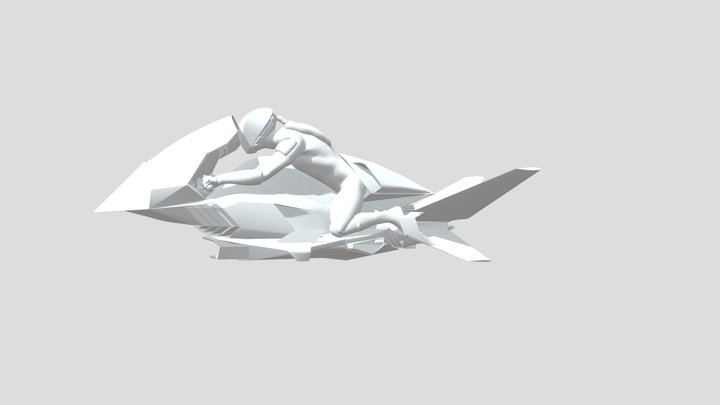 SkyShark Jetbike 3D Model