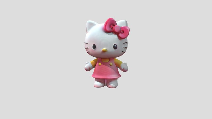 Hello Kitty sanrio new version (3D Rigged) 3D Model