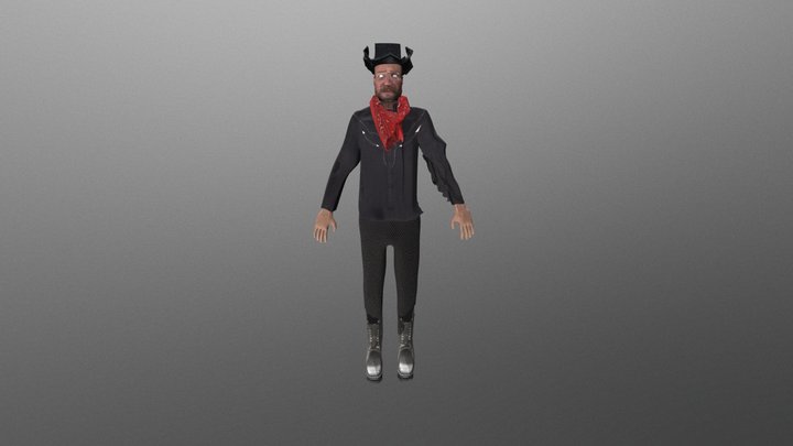 Bill the Cowboy 3D Model