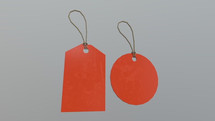Price Tags 3D Model