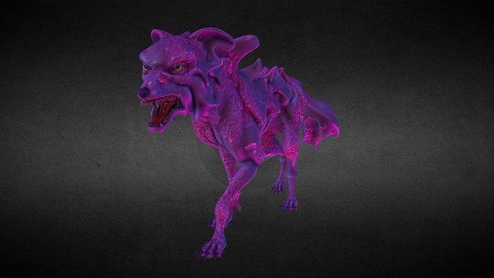 Mystic Wolf 3D Model