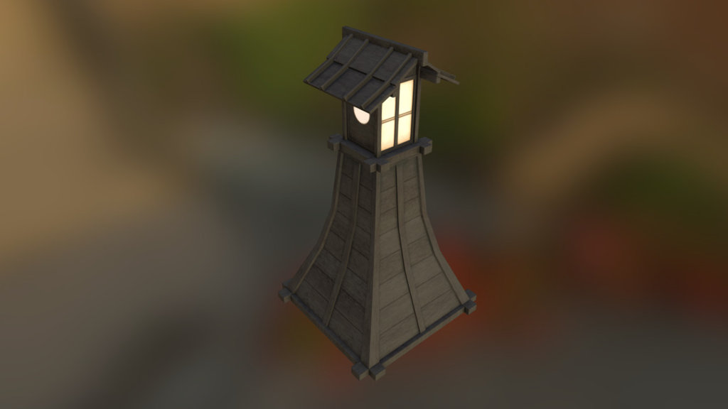 Japanese Street Lamp