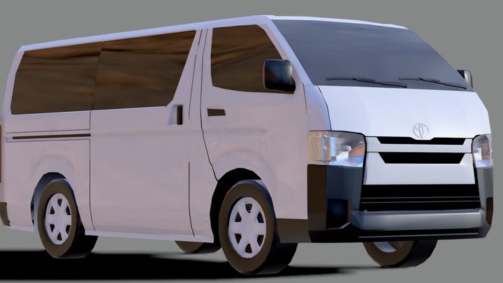 Toyota Hiace😁 3D Model